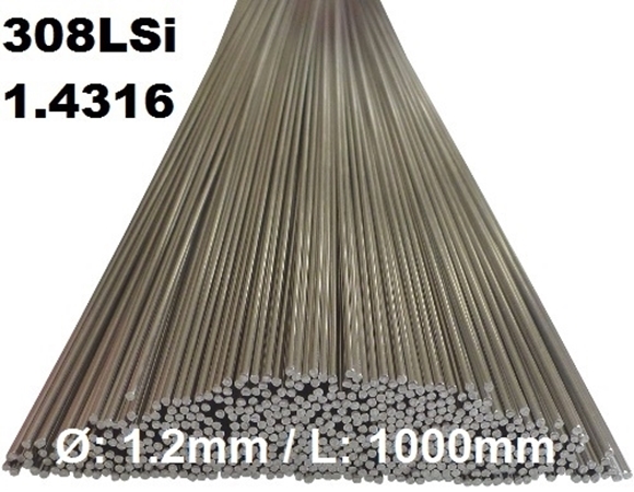 Bild von WIG-Stäbe 1.4316 (308 LSi) Ø: 1.2mm